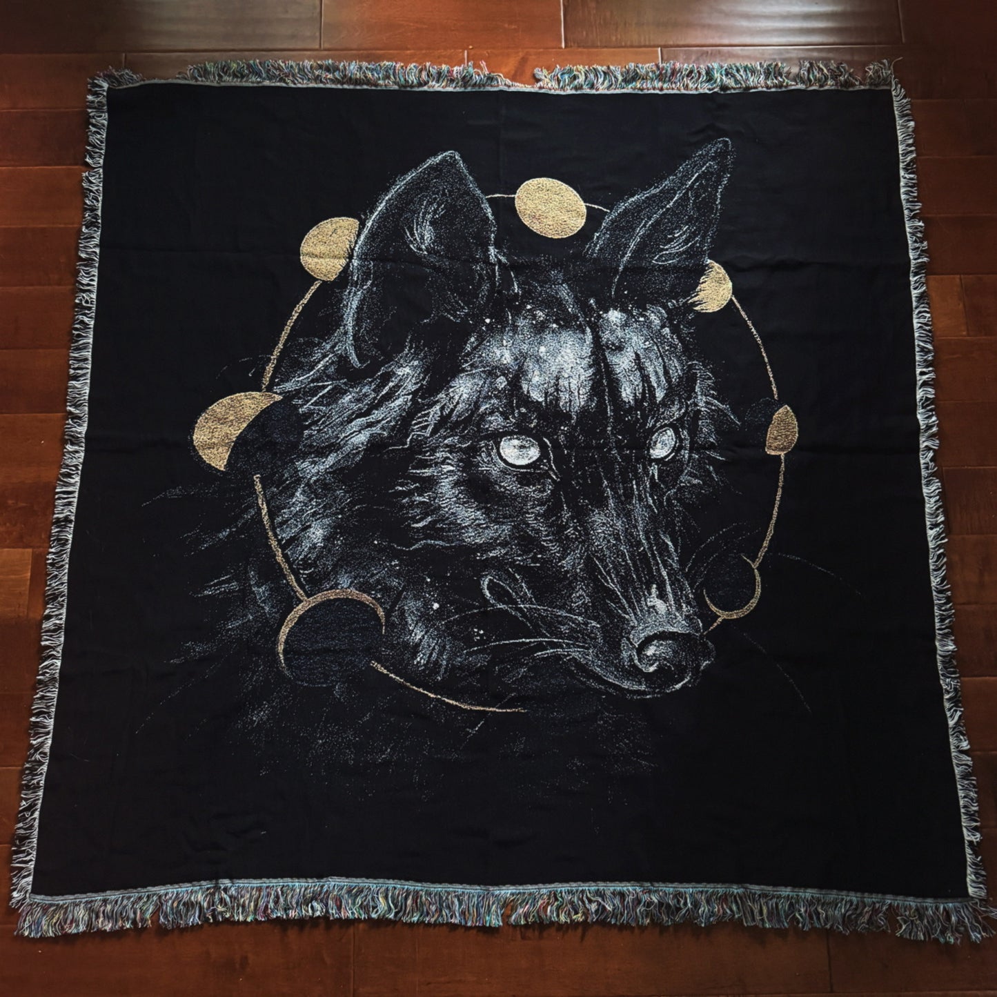 Wading thru the Phases, tapestry blanket