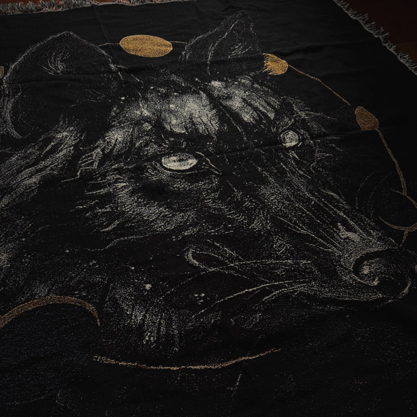 Wading thru the Phases, tapestry blanket