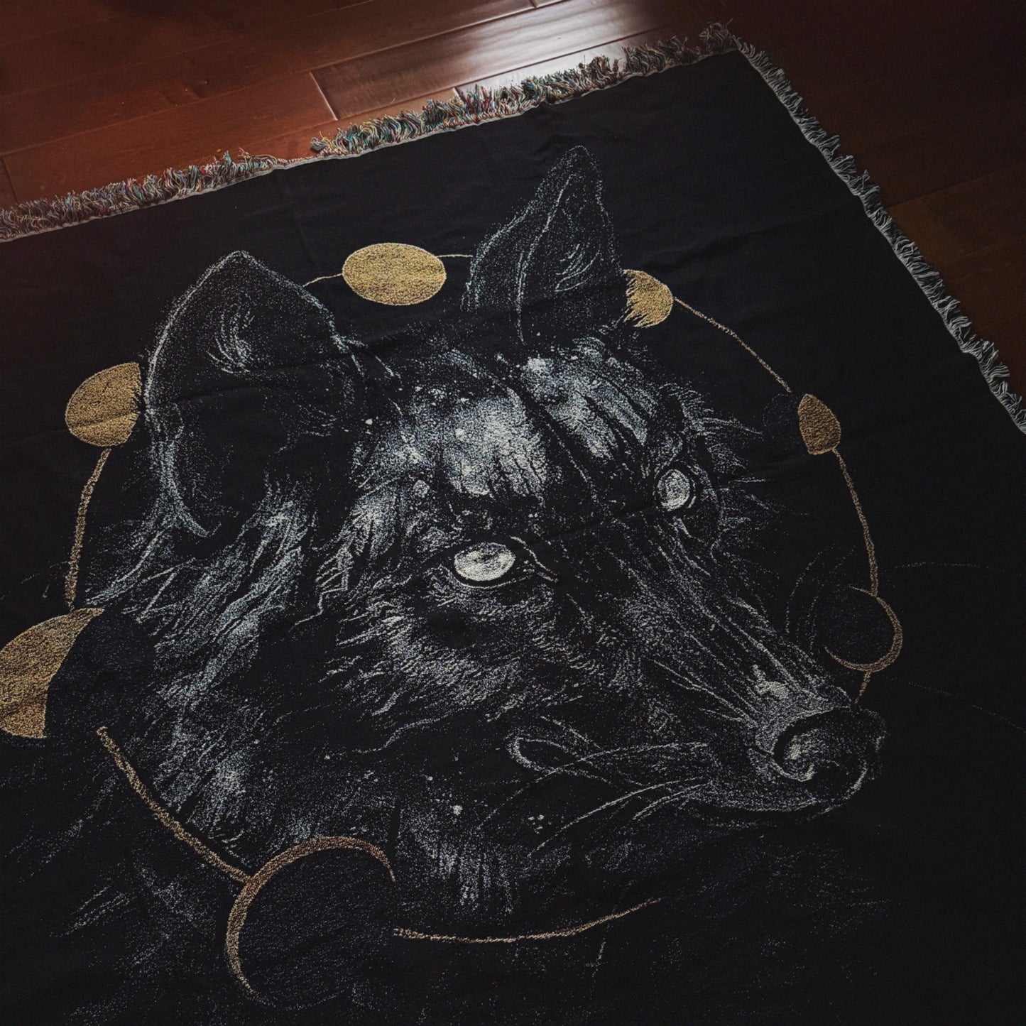 Wading thru the Phases, tapestry blanket