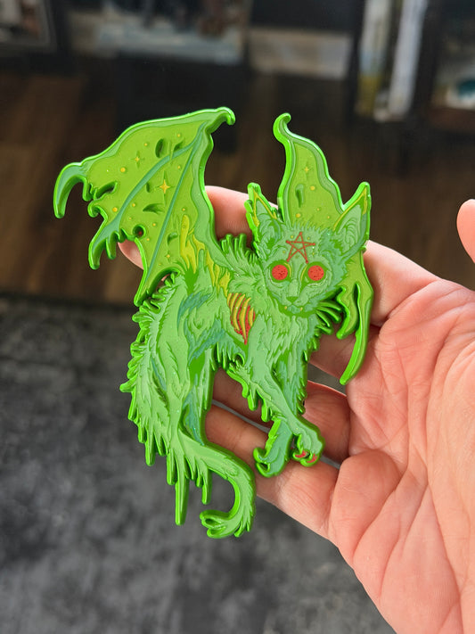 slanted enchantment, enamel pin