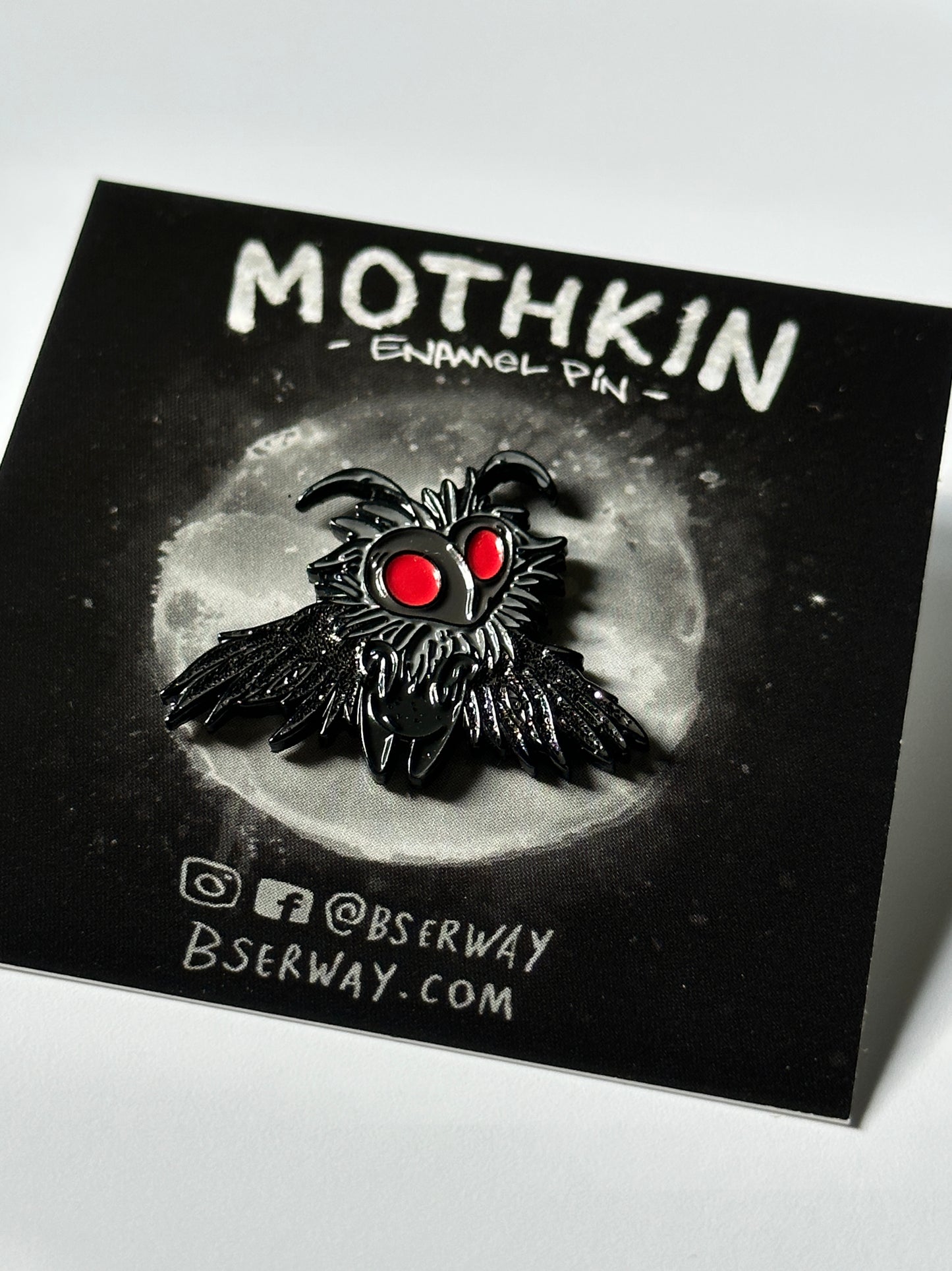 Mothkin Enamel Pin