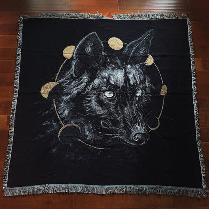 Wading thru the Phases, tapestry blanket