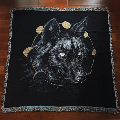 Wading thru the Phases, tapestry blanket