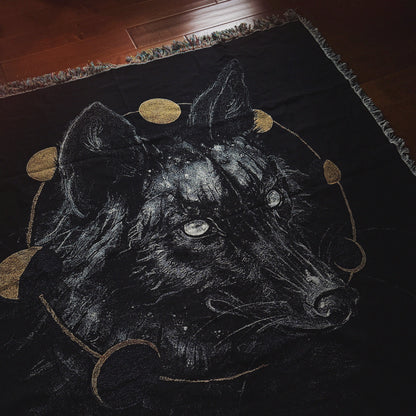 Wading thru the Phases, tapestry blanket