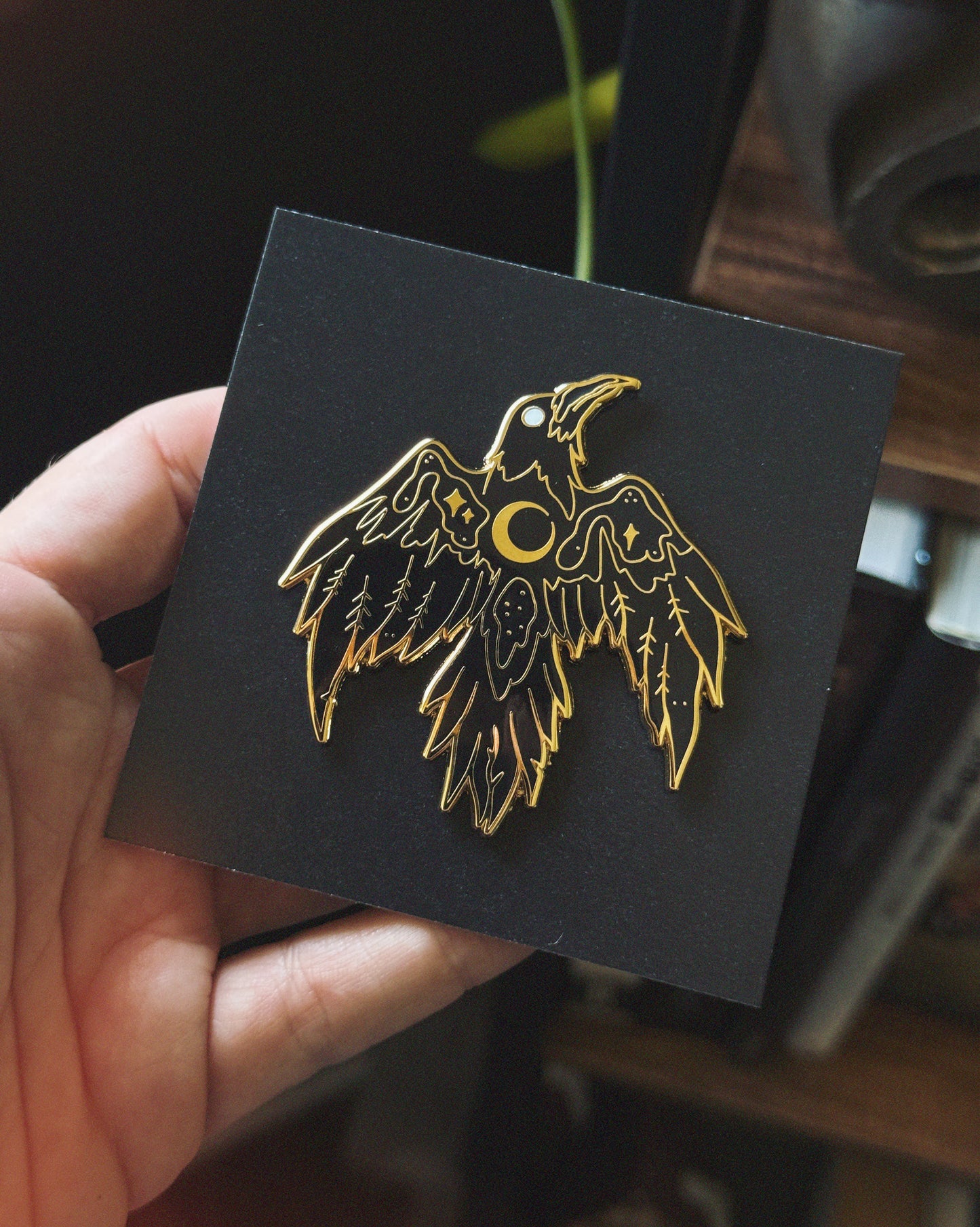 Halcyon Enamel Pin