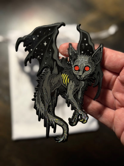 slanted enchantment, enamel pin