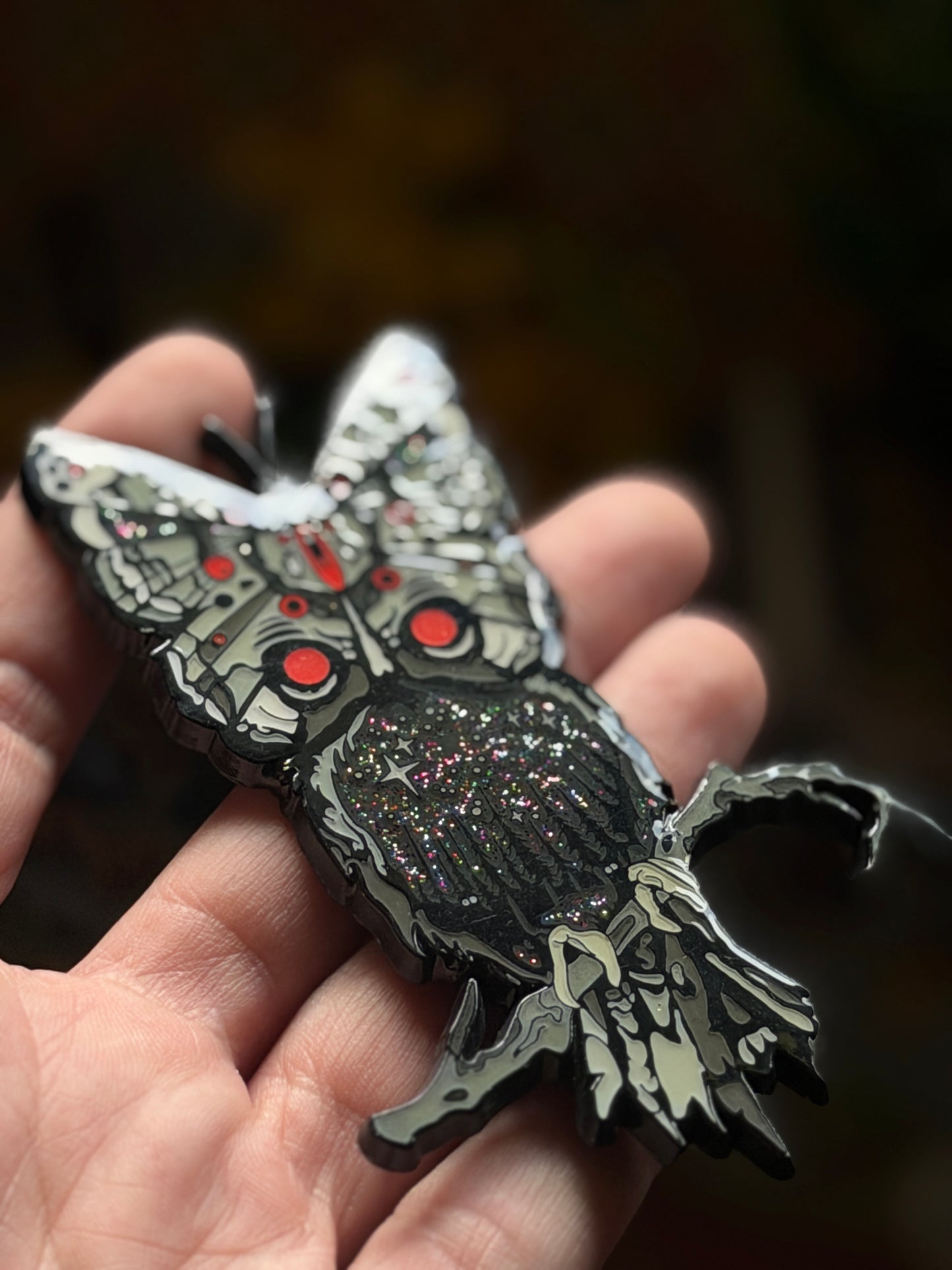 flashburnr, enamel pin