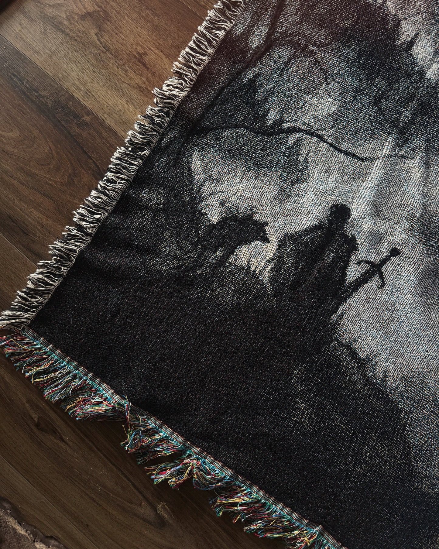 An Audeince with the Formeother, tapestry blanket