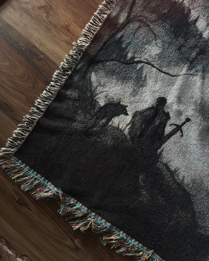 An Audeince with the Formeother, tapestry blanket