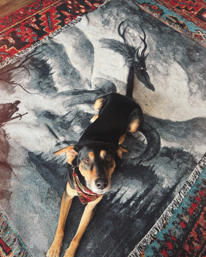 An Audeince with the Formeother, tapestry blanket