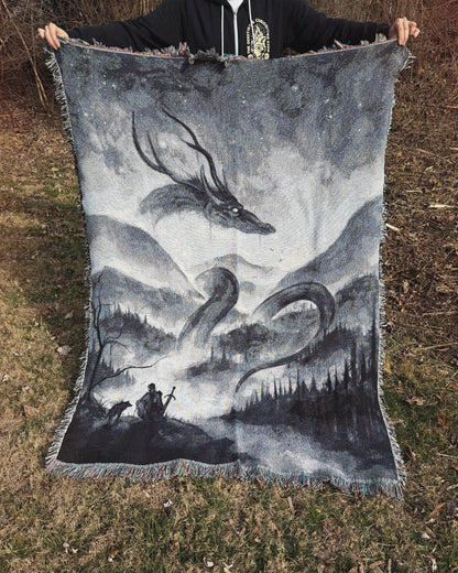 An Audeince with the Formeother, tapestry blanket