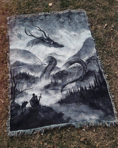 An Audeince with the Formeother, tapestry blanket