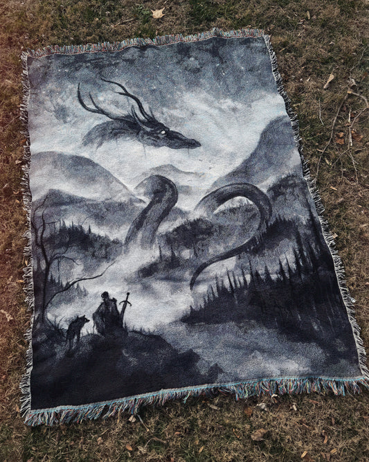 An Audeince with the Formeother, tapestry blanket