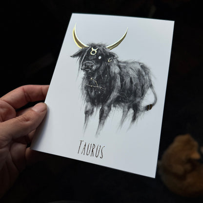 Zodiac Foil Prints