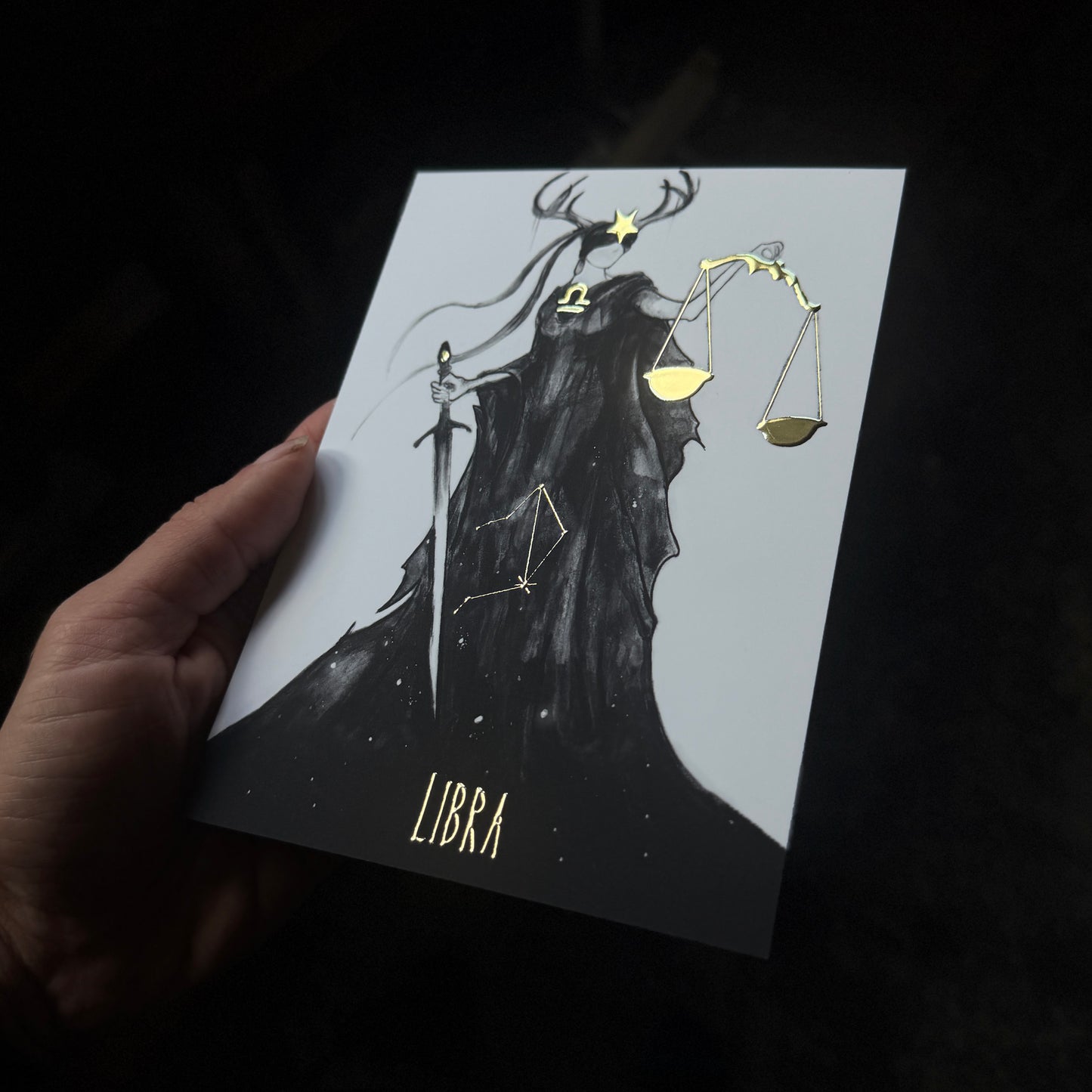 Zodiac Foil Prints