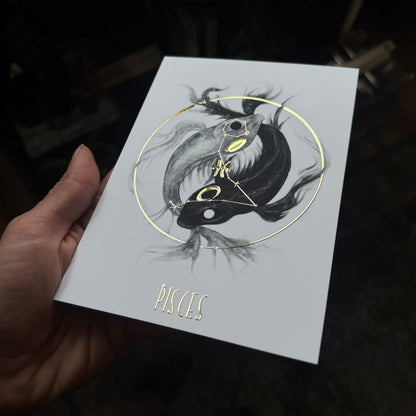 Zodiac Foil Prints